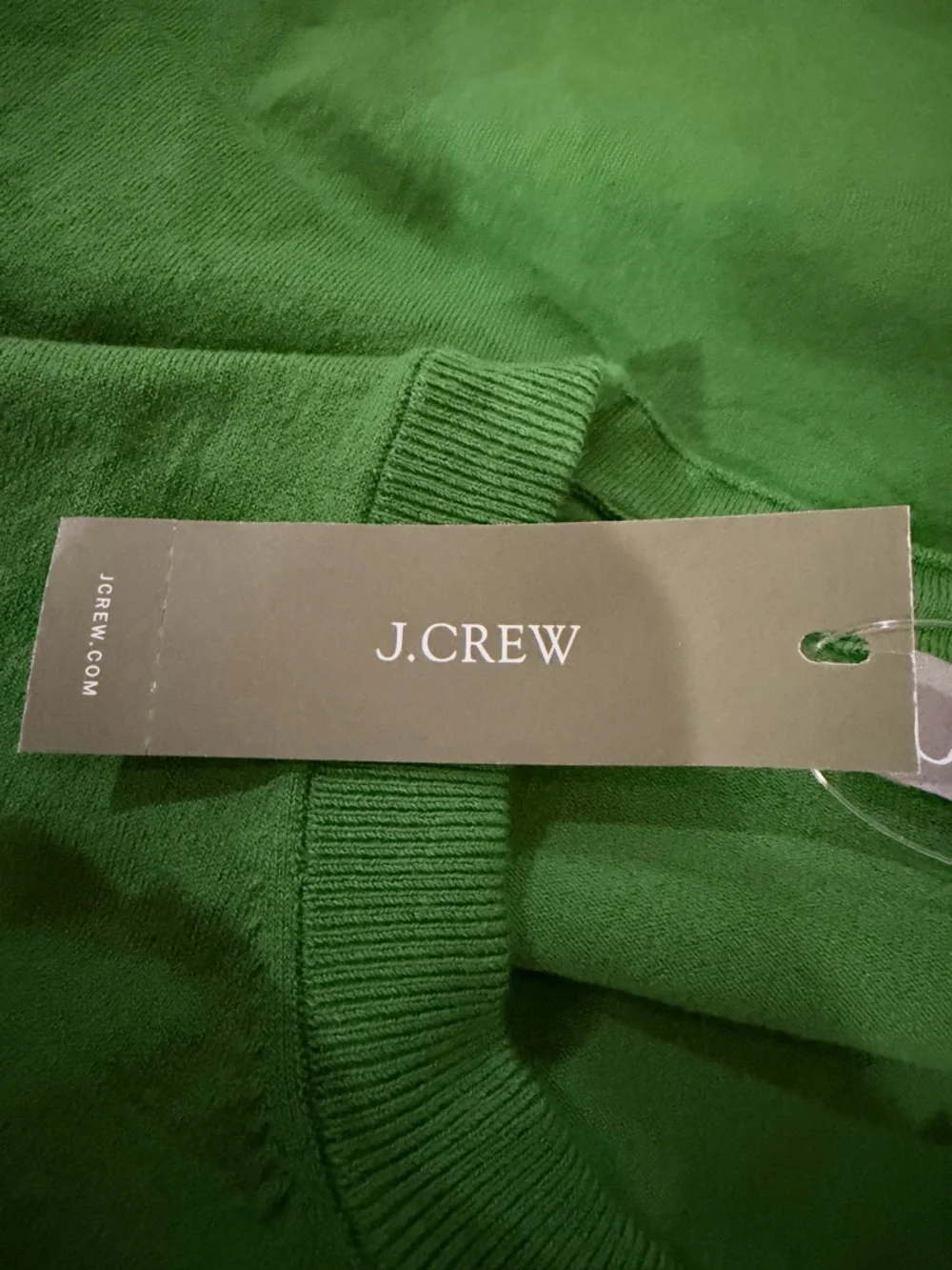 J. Crew Green Jackie Cardigan Button Front Cropped Knit Size M Preppy Coastal - Picture 10 of 12